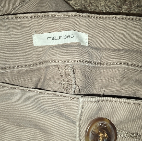 Maurices tan slacks, straight leg, size 20W,  $10 - Picture 2 of 3